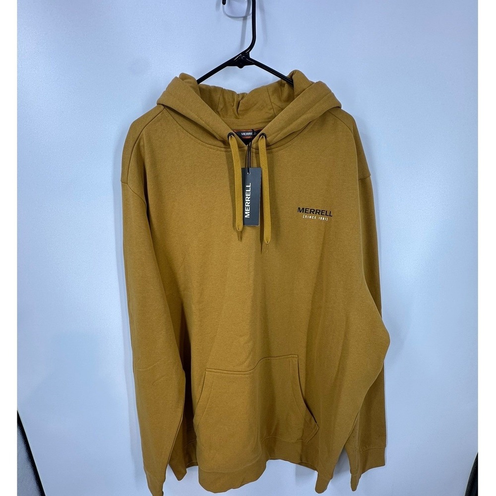 Merrell Mens‎ Harvest Kaki Graphic Hoodie Sweatshirt Pullover Size Large Hiking